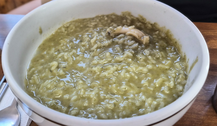 Korean abalone porridge called jeonbokjuk